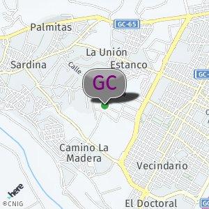 Polideportivo de vecindario y alrededores