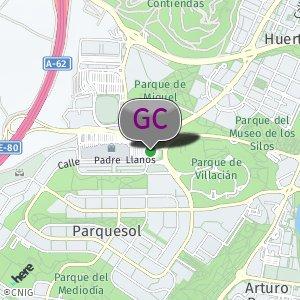 Parque junto al parking Carrefour 
