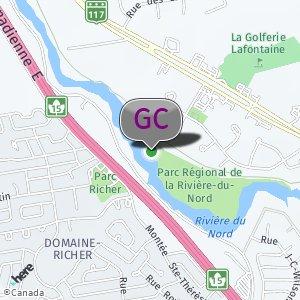 Bord de la rivière Du nord
