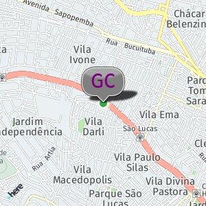Praça próximo a estação São Lucas