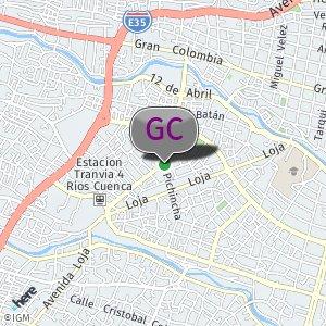 Calle frente al colegio