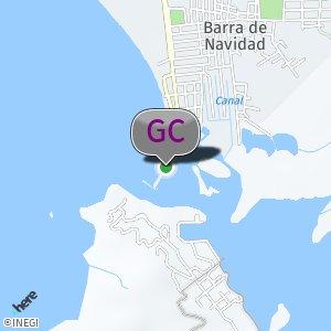 Baños en malecón barra de navidad
