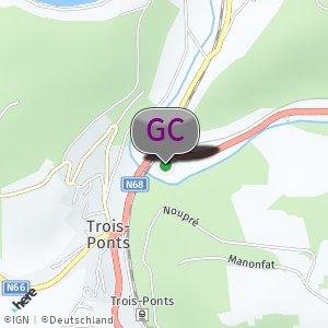 Entrée de l'agglomération en venant de Stavelot