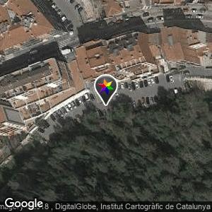 Bosque detrás de la tienda Milar en parking exterior