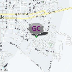 Atrás de zona militar