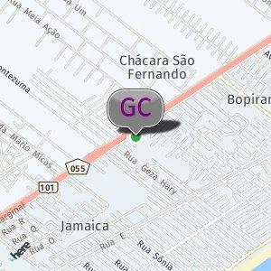 Posto BR na Beira da rodovia km 330