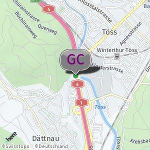 Töss unter Brücke