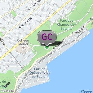 Plaines d'Abraham sous les ramparts