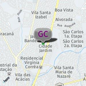 Rua de traz da garagem da urbam