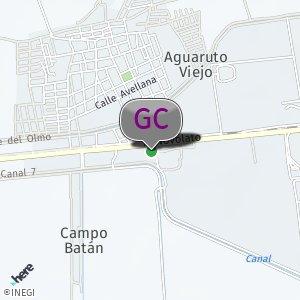 Gasolinera frente entrada a Aguaruto