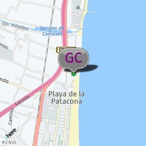 Camino hacia port saplaya