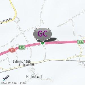 Autobahnbrücke unterhalb