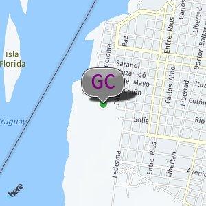 Calle rumbo al puerto Paysandu