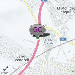 Apartadero ap7 antes de llegar a Vendrell