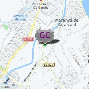 Carretera hacia el Grao