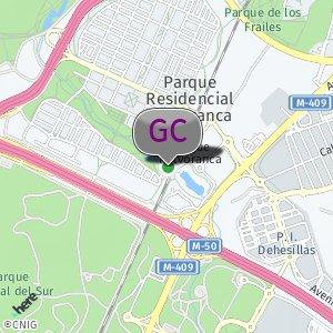 Parking de la estación Parque Polvoranca
