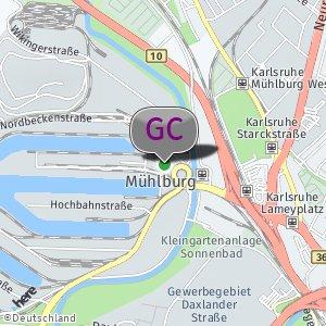 Rheinhafenblick Parkplatz