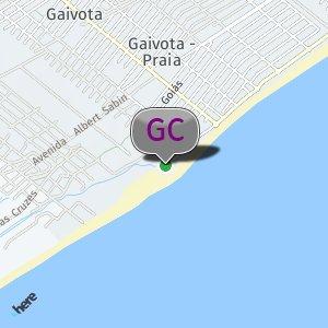 Praça no final do Gaivota