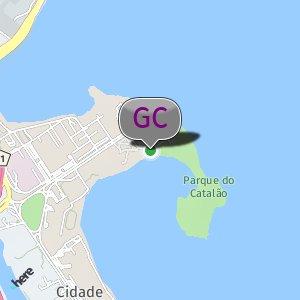 Fundão próximo ao canteiro de obras do BRT