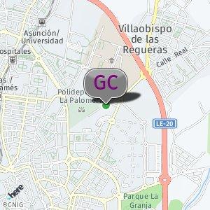 Detrás del polideportivo