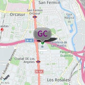 Entre el Carrefour Los Ángeles y M40