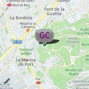 Parking de tierra Montjuic