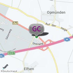 Parkplatz Autobahn Abfahrt BK