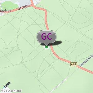 Parkplatz im Wald zwischen Trautheim und Darmstadt