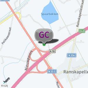 Carpoolparking Ramskapelle afrit Nieuwpoort