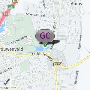 Bankje naast vijver