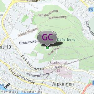 Öffentliches Wald WC