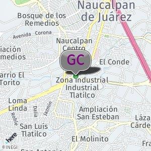 Av. Gustavo Baz frente al Mono de Fierro