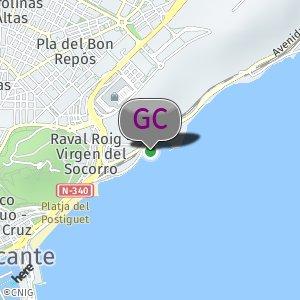 Zona pasando la parada de Sangueta