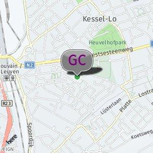 Parkje bij Station