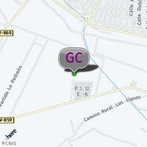 Calle sin casas en San Fulgencio
