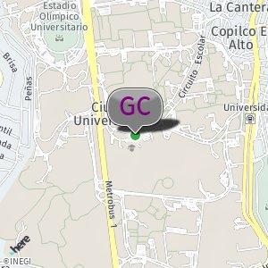 Barda de concreto frente a DGTIC