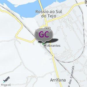 Casas velhas perto da estação