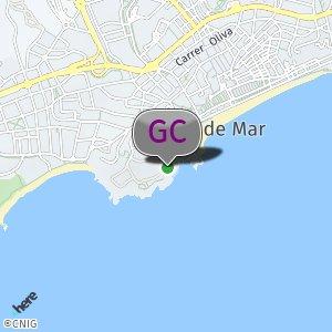 Cala Banys - Bar et Parking + Bois