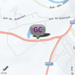 Parking carrière sur la RN90