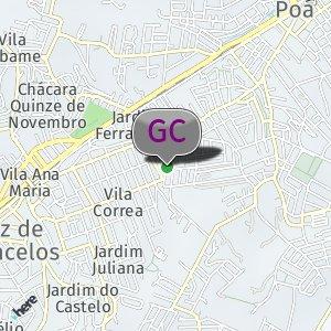 Rua escura na divisa de Ferraz com poa