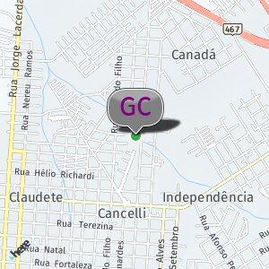 Nas ruas em roda da churrascaria gandin