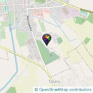 Nidzica duży Parking na przeciwko Cmentarza