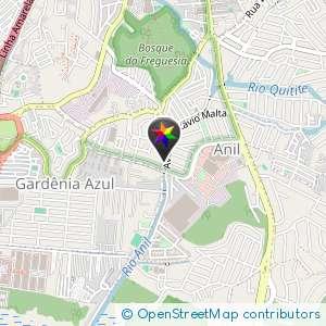 Rua deserta próximo ao Park Shopping