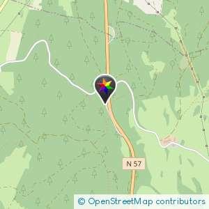 La Vrine, N57 direction Pontarlier