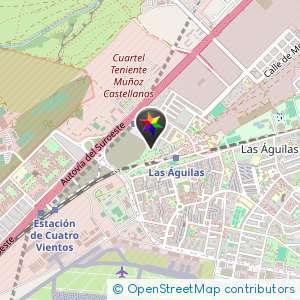 Paseo entre Aviación Española y cancha de las Águilas