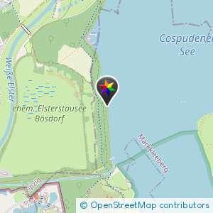 Cospudener See, Westseite