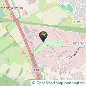Heinrich Hertz Strasse in Industriegebiet Genend Moers