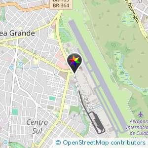 Passarela do BRT em frente ao aeroporto marechal Rondon
