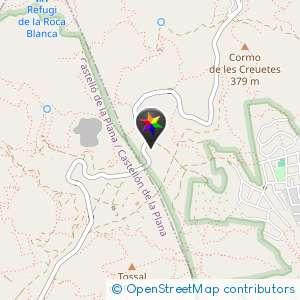 Camino bajo del desierto de las Palmas