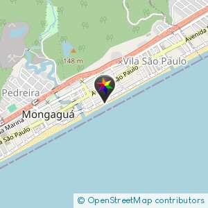 Praia atrás do quiosque